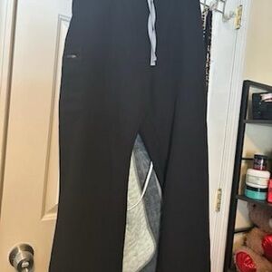 Black FIGS Scrub Pants